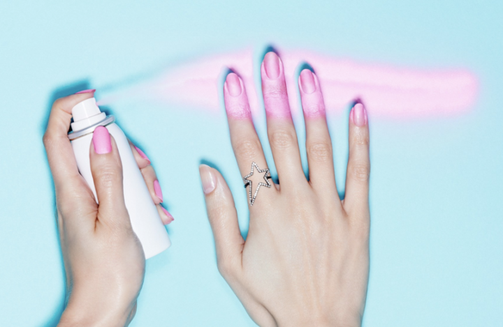 how to use spray can nail polish nails inc